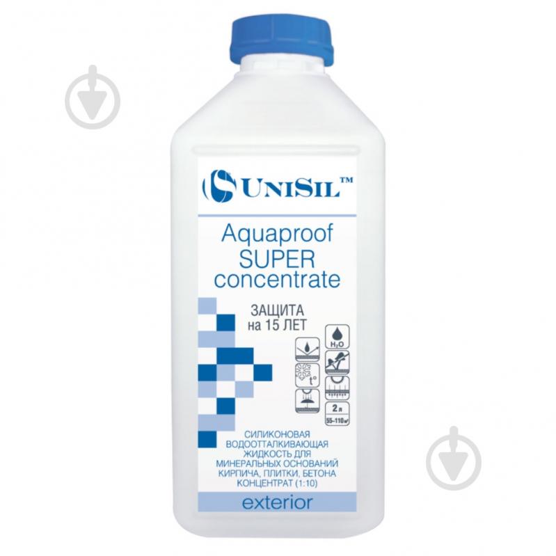 Гидрофобизатор водоотталкивающая UniSil Aquaproof Superconcentrate 2 л - фото 2