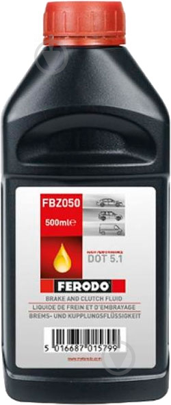 Тормозная жидкость FERODO DOT-5.1 0,5 л (FBZ050) - фото 1