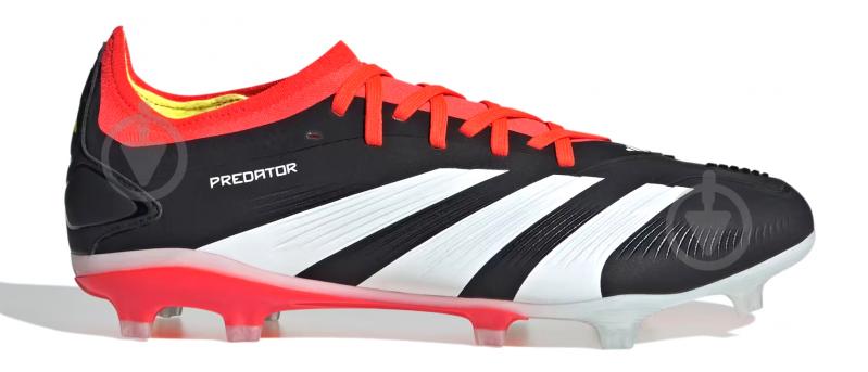 Бутсы Adidas PREDATOR PRO FG IG7777 р.44 черный - фото 1