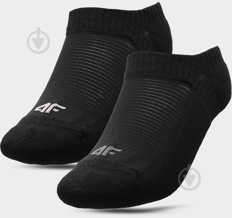 Шкарпетки 4F SOCKS FNK 4FSS23UFSOF071-20S р.39-42 чорний 2 шт. - фото 1