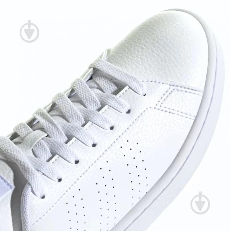 Кроссовки женские демисезонные Adidas ADVANTAGE IF6106 р.40 белые - фото 7