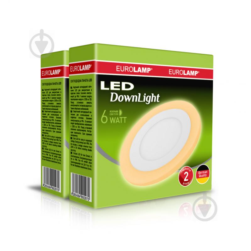 Світильник точковий Eurolamp Downlight Orange R 2 шт./уп. 6 Вт 4000 К помаранчевий - фото 3