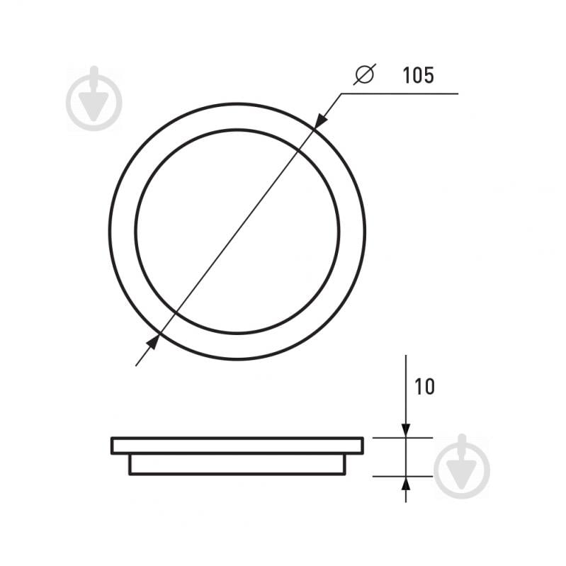 Світильник точковий Eurolamp Downlight Orange R 2 шт./уп. 6 Вт 4000 К помаранчевий - фото 4