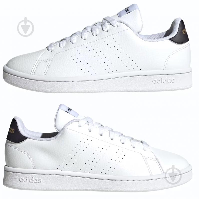 Кроссовки женские демисезонные Adidas ADVANTAGE IF6106 р.38 белые - фото 6