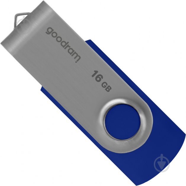 Флешпам'ять USB Goodram 16 ГБ USB 2.0 blue (UTS2_0160B0R11) - фото 1