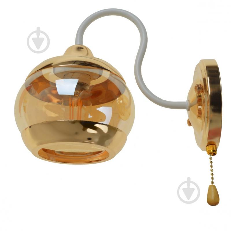 Бра Brille LK-661W 60 Вт E27 белый 29-124 - фото 2