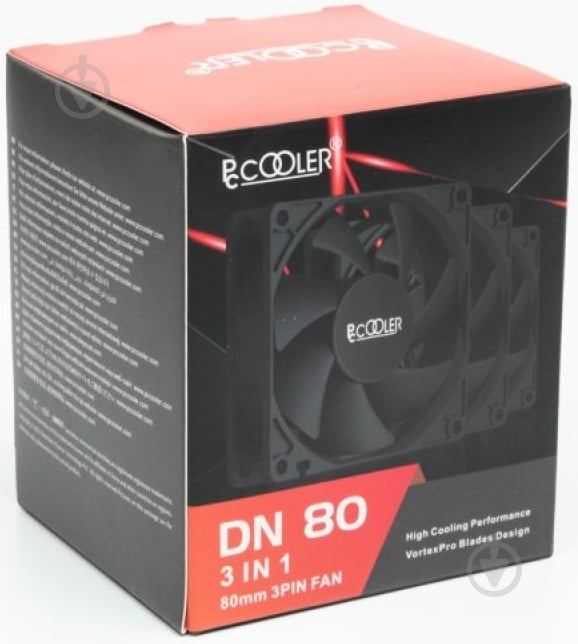 Корпусний кулер PcCooler DN 80 BK 3in1 - фото 4