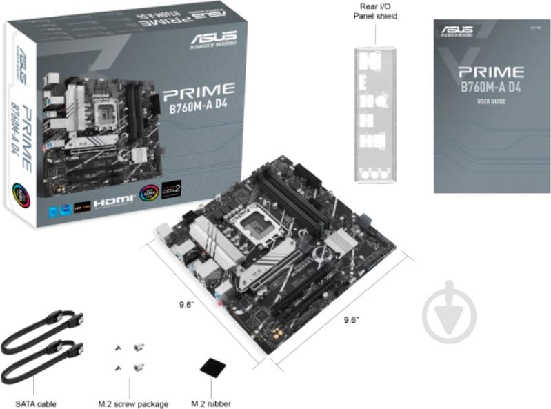 Материнская плата Asus 90MB1D00-M1EAYC (Socket 1700, Intel B760, micro ATX) - фото 7