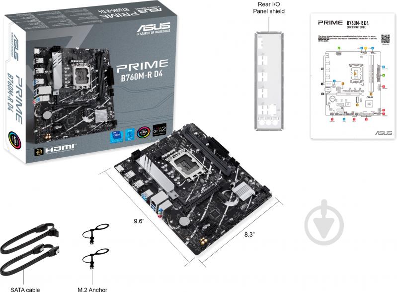 Материнская плата Asus 90MB1HA0-M0EAY0 (Socket 1700, Intel B760, micro ATX) - фото 8 Материнская плата Asus 90MB1HA0-M0EAY0 (Socket 1700, Intel B760, micro ATX) - фото 8
