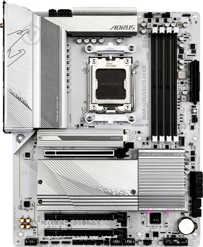 Материнська плата Gigabyte B650 AORUS EL AXICE (Socket AM5, AMD B650, ATX) - фото 1