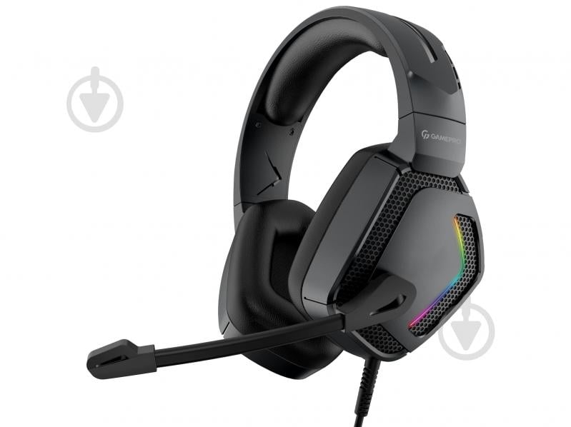 Гарнітура ігрова GamePro HS605 RGB black (HS605) - фото 3