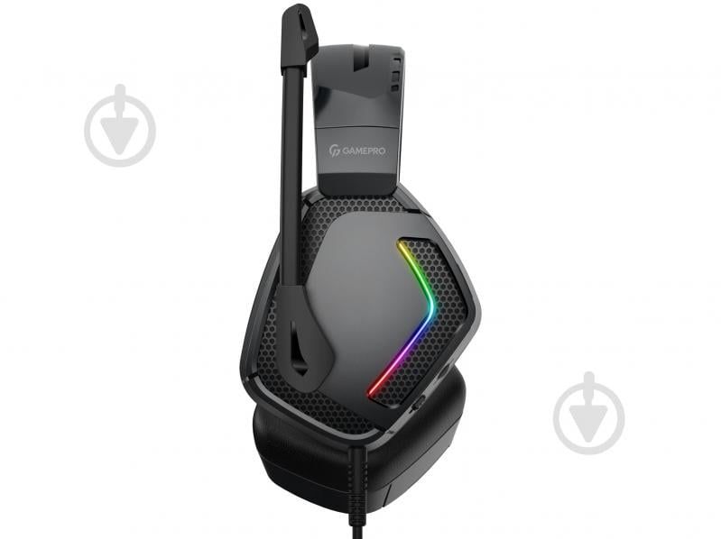 Гарнітура ігрова GamePro HS605 RGB black (HS605) - фото 4