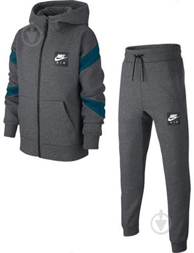 Спортивный костюм Nike B AIR TRK SUIT BF CUFF 939624-011 р. XS темно-серый - фото 1