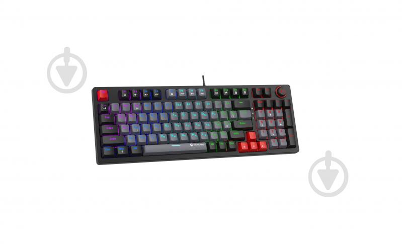 Клавиатура игровая GamePro MK120 Red Switches USB (MK120R) black - фото 3