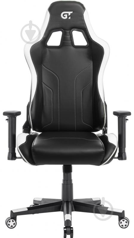 Кресло GT Racer X-2528 черно-белый - фото 3 Кресло GT Racer X-2528 черно-белый - фото 3
