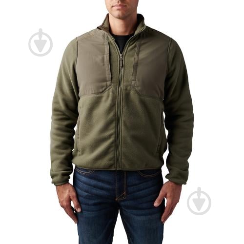 Куртка чоловіча демісезонна 5.11 Tactical ФЛІСОВА "MESOS TECH FLEECE JACKET" 78038-186 р.S [186] Ranger Green - фото 2