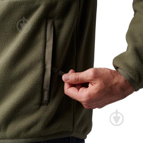 Куртка чоловіча демісезонна 5.11 Tactical ФЛІСОВА "MESOS TECH FLEECE JACKET" 78038-186 р.S [186] Ranger Green - фото 6