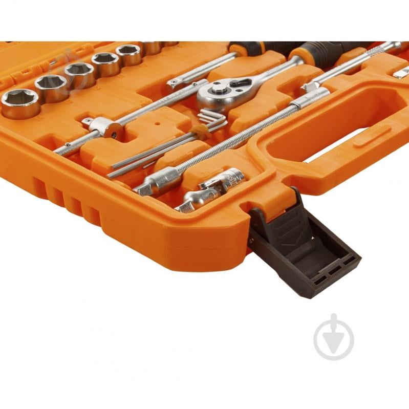 Набор головок и бит с трещоткой INGCO 1/4" 46 шт. HKTS14462 - фото 3 Набор головок и бит с трещоткой INGCO 1/4" 46 шт. HKTS14462 - фото 3