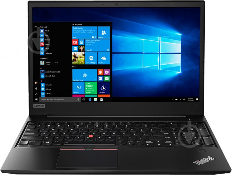 Ноутбук Lenovo ThinkPad E580 15.6" (20KS005KRT) black - фото 1