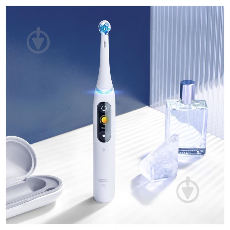 Насадки для электрической зубной щетки Oral-B iO Ultimate Clean белые, 4 шт. - фото 9