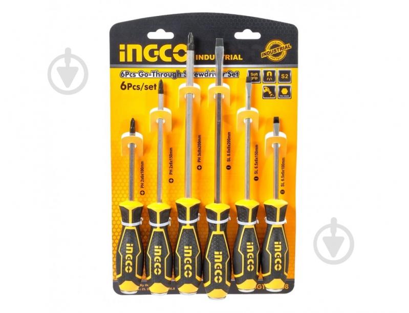 Набір викруток INGCO 6 шт HSGT280608 - фото 1 Набір викруток INGCO 6 шт HSGT280608 - фото 1