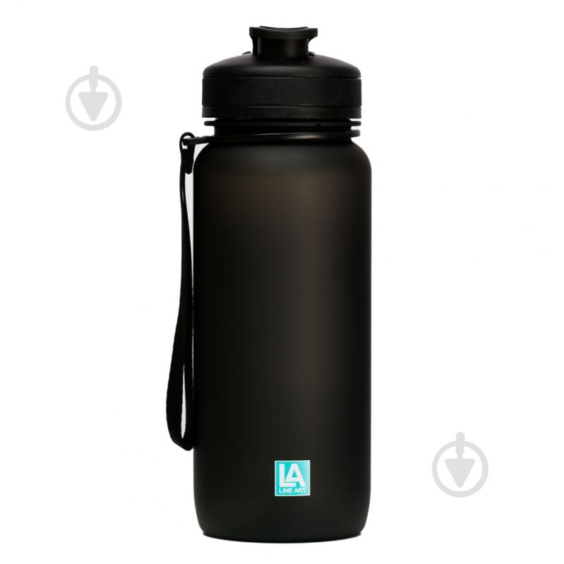 Пляшка для води Line Art Flores 650 мл чорна - фото 3 Пляшка для води Line Art Flores 650 мл чорна - фото 3