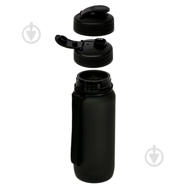 Пляшка для води Line Art Flores 650 мл чорна - фото 5 Пляшка для води Line Art Flores 650 мл чорна - фото 5
