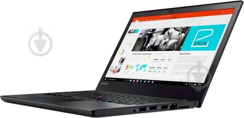 Ноутбук Lenovo ThinkPad T470 14" (20HD005NRT) black - фото 2