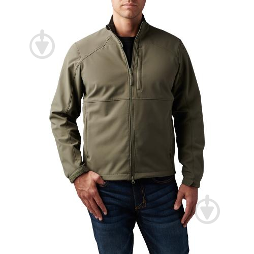 Куртка чоловіча демісезонна 5.11 Tactical ДЕМІСЕЗОННА "NEVADA SOFTSHELL JACKET" 78035-186 р.S [186] Ranger Green - фото 2