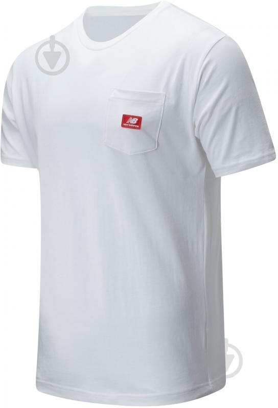 Футболка New Balance MT01567WT р.XL белый - фото 1