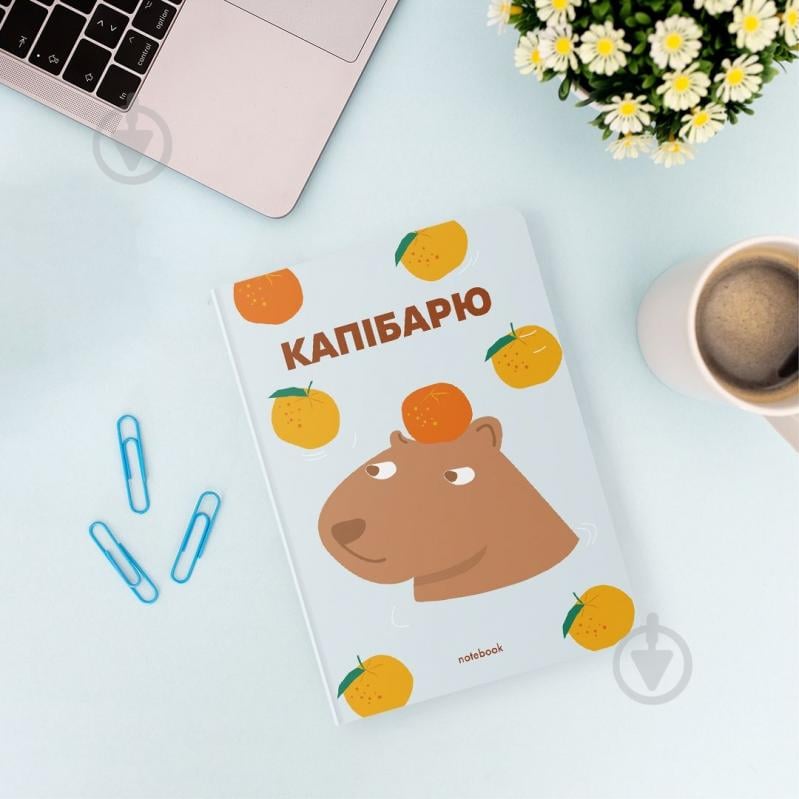 Блокнот Orner «Капибарю» голубой - фото 4