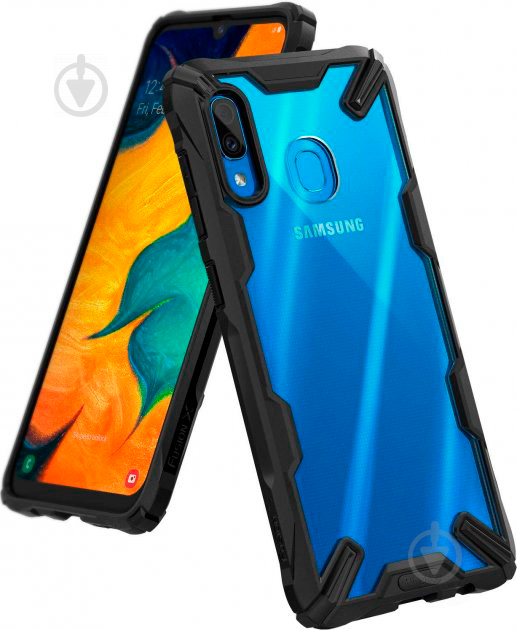 Чохол Ringke Fusion X для Samsung Galaxy A30 Black (RCS4522) - фото 1