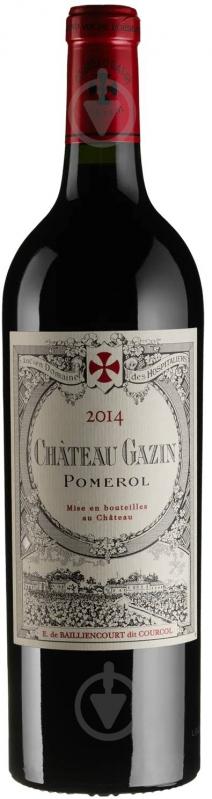 Вино Chateau Gazin 2014 0,75 л - фото 1 Вино Chateau Gazin 2014 0,75 л - фото 1