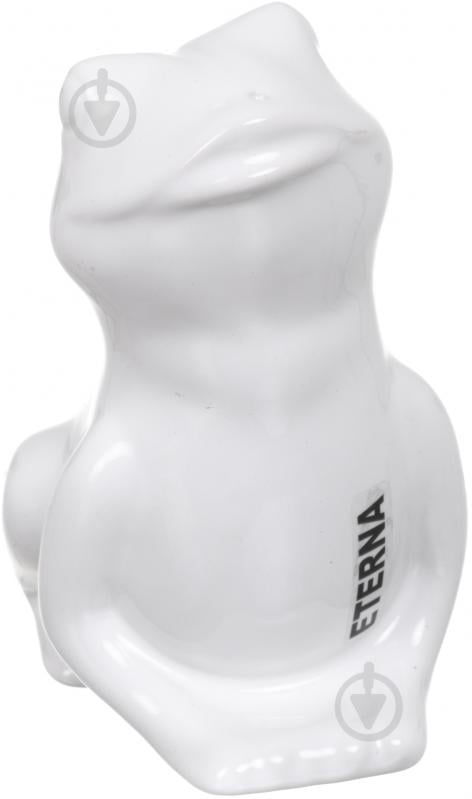 Статуэтка Eterna пани лягушка 2040 13,5х12х9 см белый - фото 2