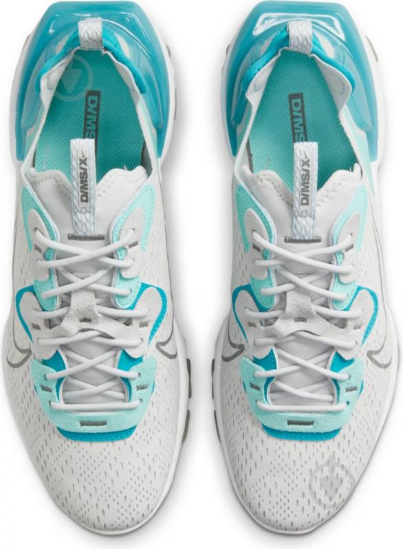Кроссовки мужские демисезонные Nike React Vision DM2828-001 р.46 светло-серые - фото 10