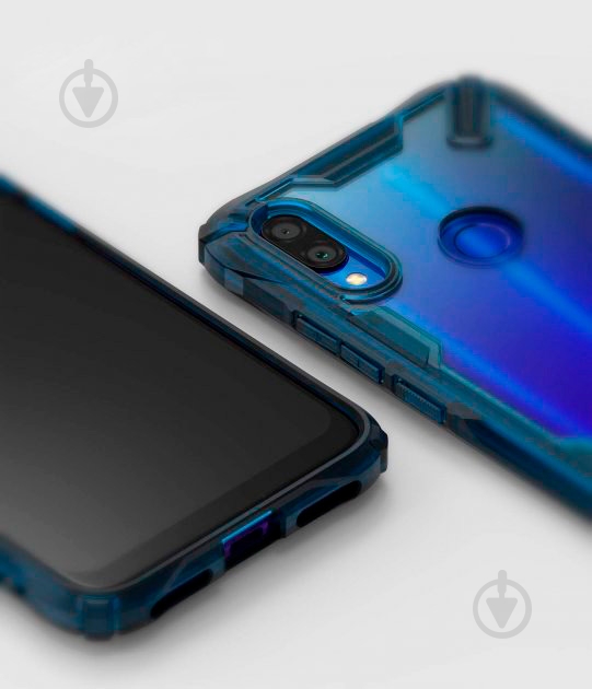 Чохол Ringke Fusion X Space Blue для Xiaomi Redmi Note 7 - фото 4