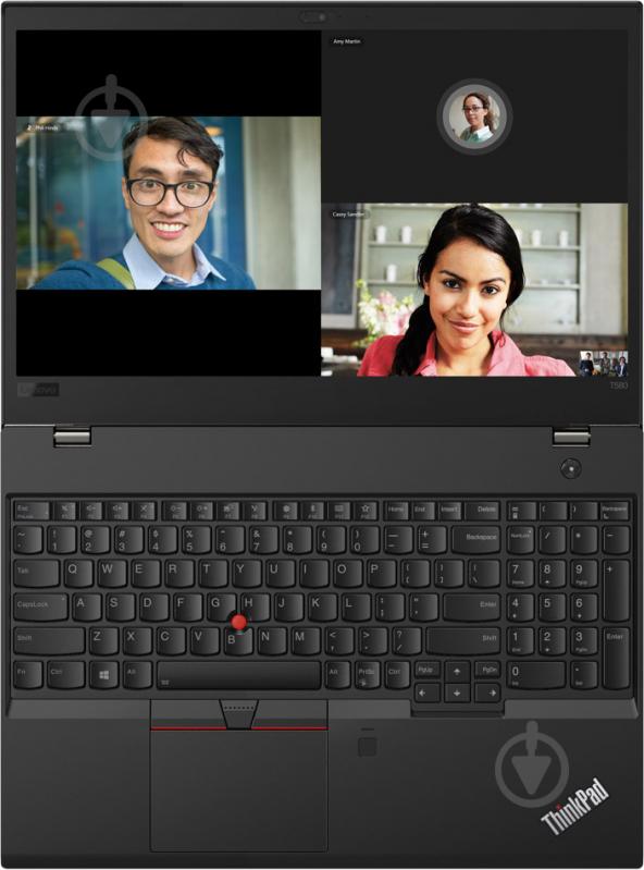 Ноутбук Lenovo ThinkPad T580 15.6" (20L9001YRT) black - фото 7