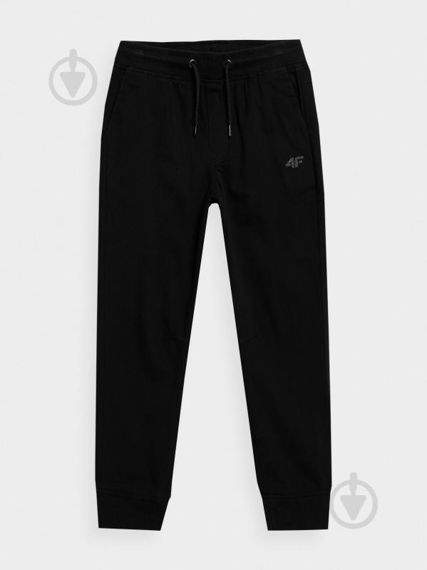 Штани 4F TROUSERS CAS M133 4FJSS23TTROM133-20S р. 158 чорний - фото 1