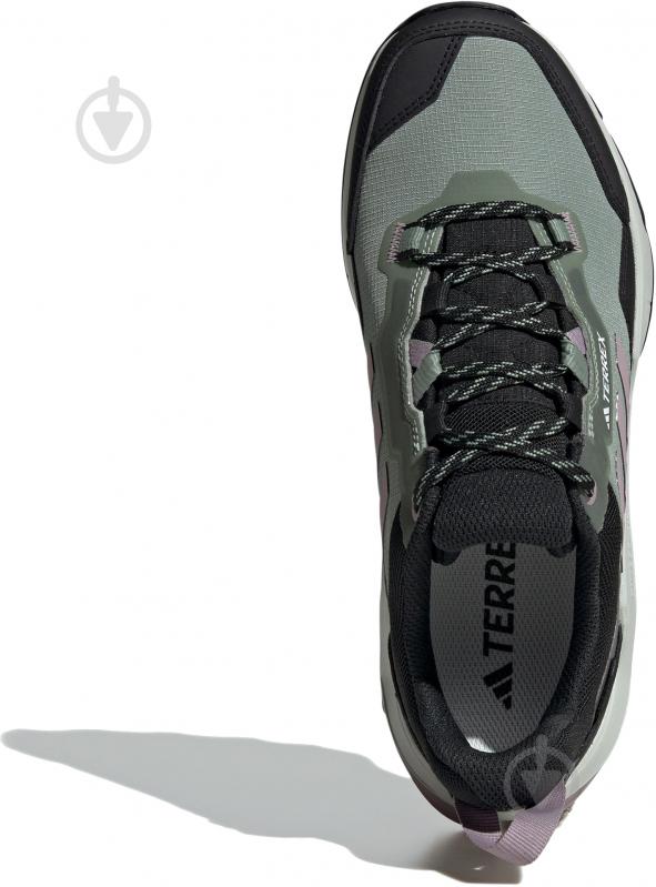 Кросівки жіночі демісезонні Adidas TERREX AX4 GTX W IE2576 р.36 чорно-зелені - фото 10