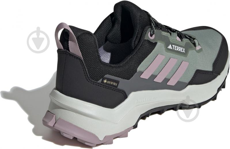 Кросівки жіночі демісезонні Adidas TERREX AX4 GTX W IE2576 р.36 чорно-зелені - фото 4