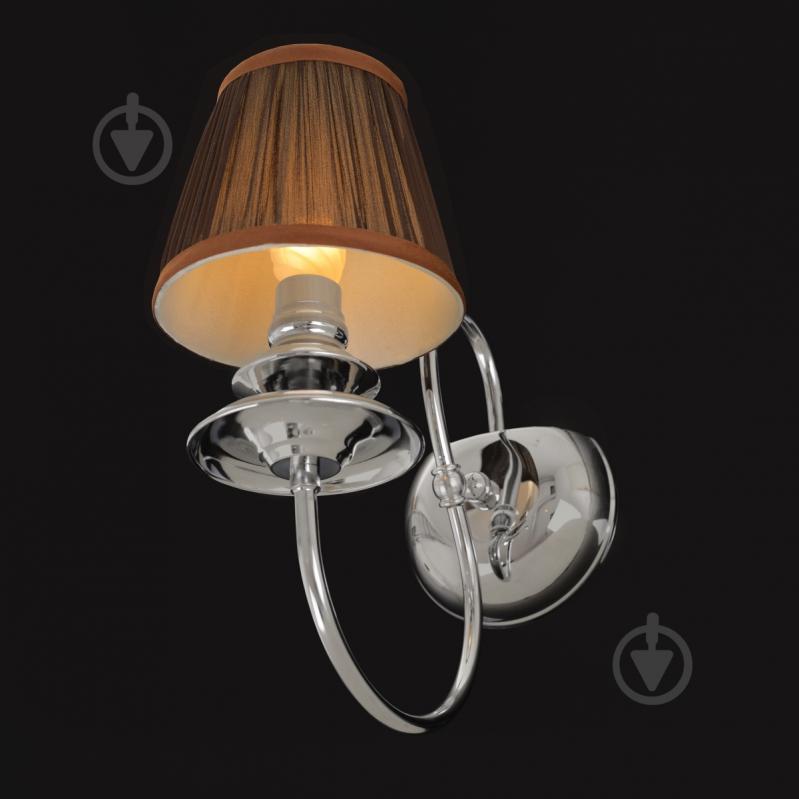 Бра Brille BKL-688W 40 Вт E14 хром 29-363 - фото 4