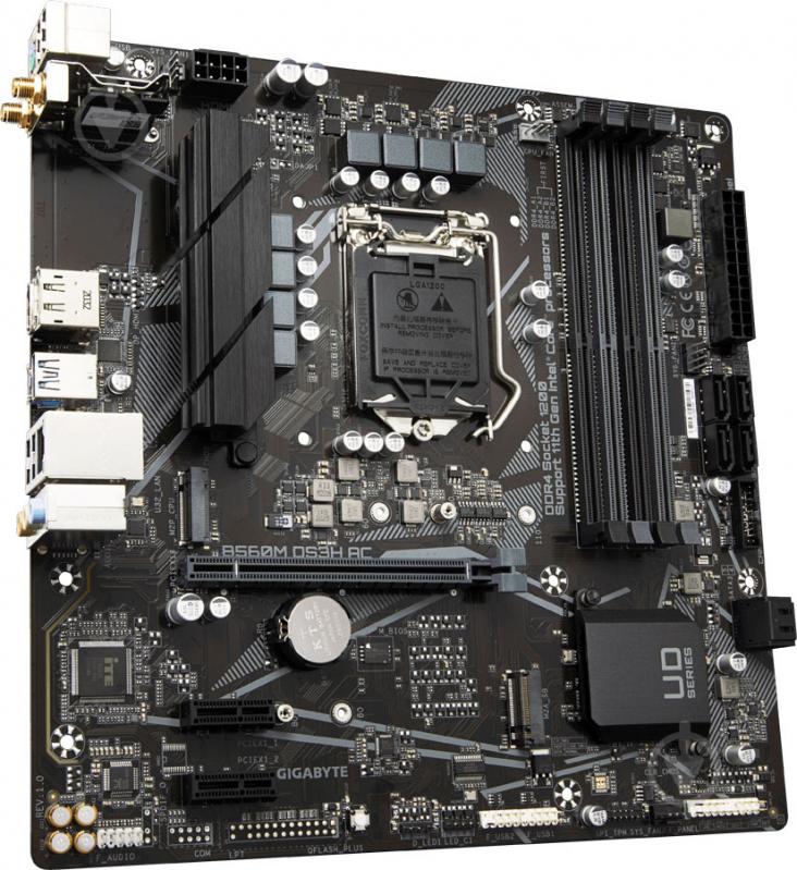 Материнська плата Gigabyte B560M DS3H AC (Socket 1200, Intel B560, mirco ATX) - фото 4