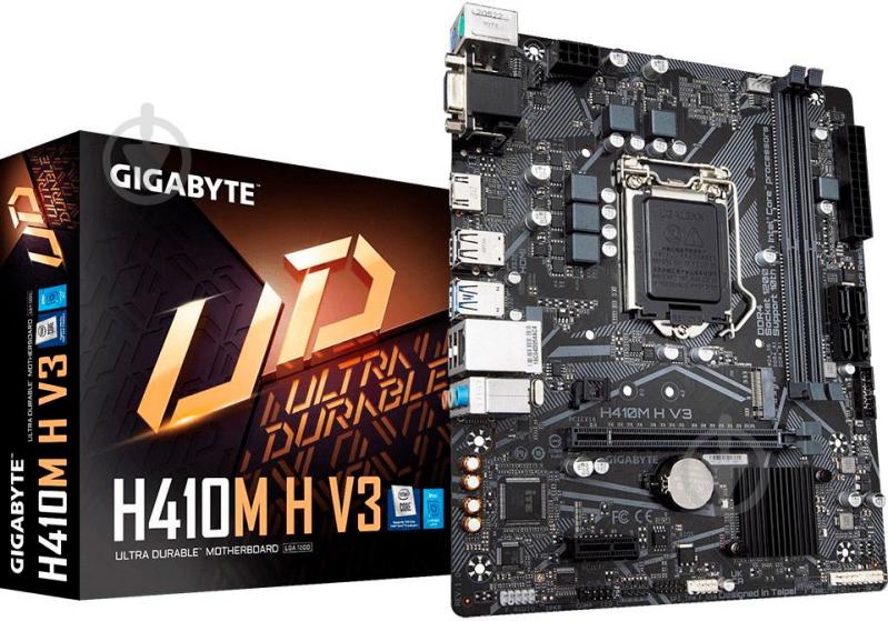 Материнська плата Gigabyte H410M H V3 (Socket 1200, Intel H470, mirco ATX) - фото 5