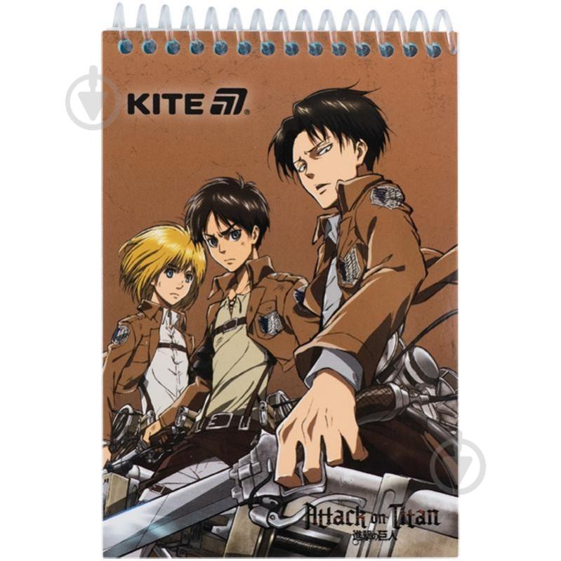 Блокнот KITE А6 Attack on Titan AT25-196 - фото 1 Блокнот KITE А6 Attack on Titan AT25-196 - фото 1