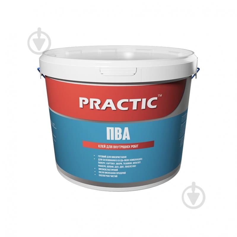 Клей ПВА Practic 1 л - фото 1 Клей ПВА Practic 1 л - фото 1
