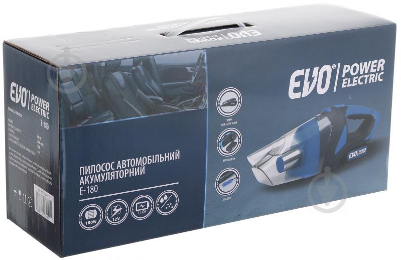 Пилосос автомобільний EVO power electric акумуляторний EVO E-180 - фото 9