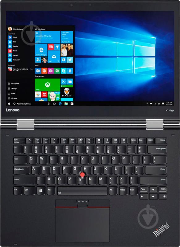 Ноутбук Lenovo ThinkPad X1 Yoga (2nd Gen) 14" (20JD005DRK) black - фото 7