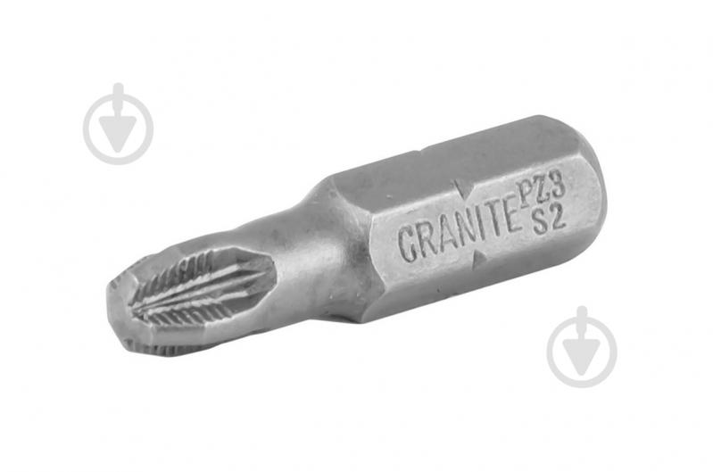 Бита GRANITE PZ3 25 мм 1/4" S2 2 шт. 10-93-250 - фото 1