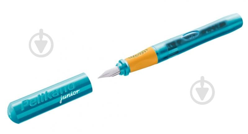 Ручка перова Pelikan Pelikano Junior Turquoise для лівші 824873 - фото 3