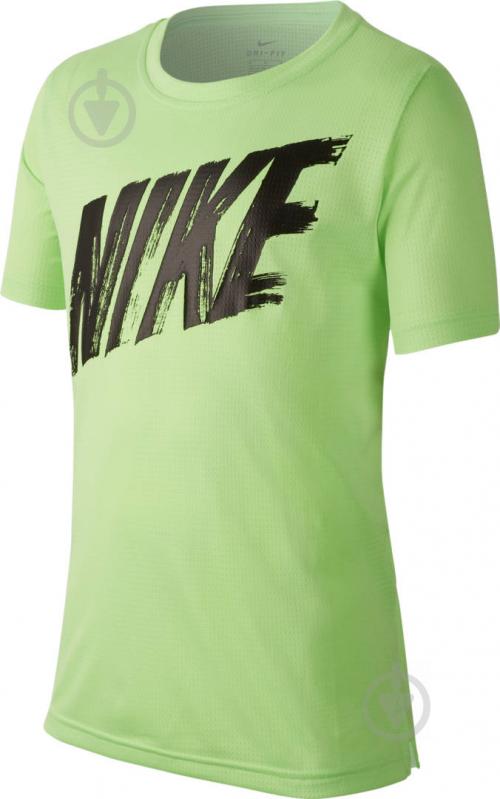 Футболка Nike B NK DRY TOP SS AQ9554-315 р.L зеленый - фото 1